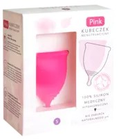 Pink Kubeczek Menstruacyjny rozmiar S